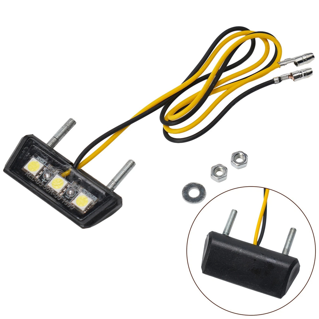LED License Plate Light for Motorcycle (12V)