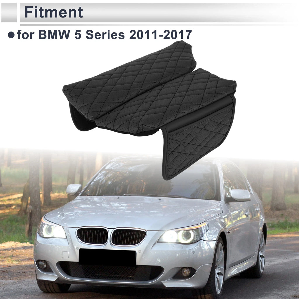 Car Center Console Cover with Storage Bag for BMW 5 Series (2011–2017)