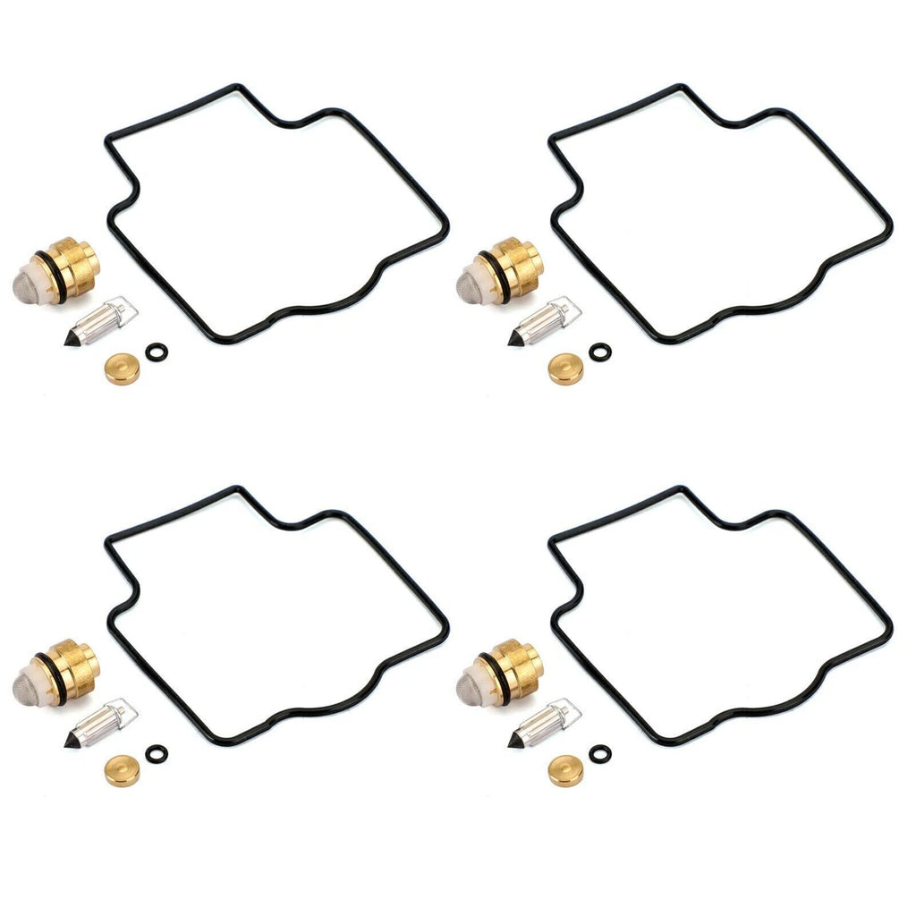 4X Carburetor Repair Kit for Kawasaki Ninja ZX-11 (1990–2001), ZX-9R (1998–2005), ZZR1200