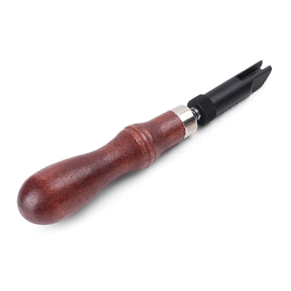 1pc Leather Craft Adjustable V-Gouge Cutting Folding Tool 150mm length