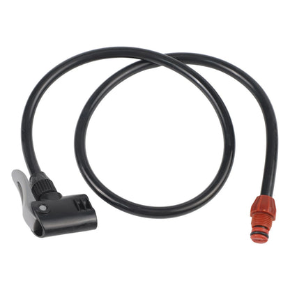 Dual Head Bike Pump Hose for Presta & Woods Valve Connection