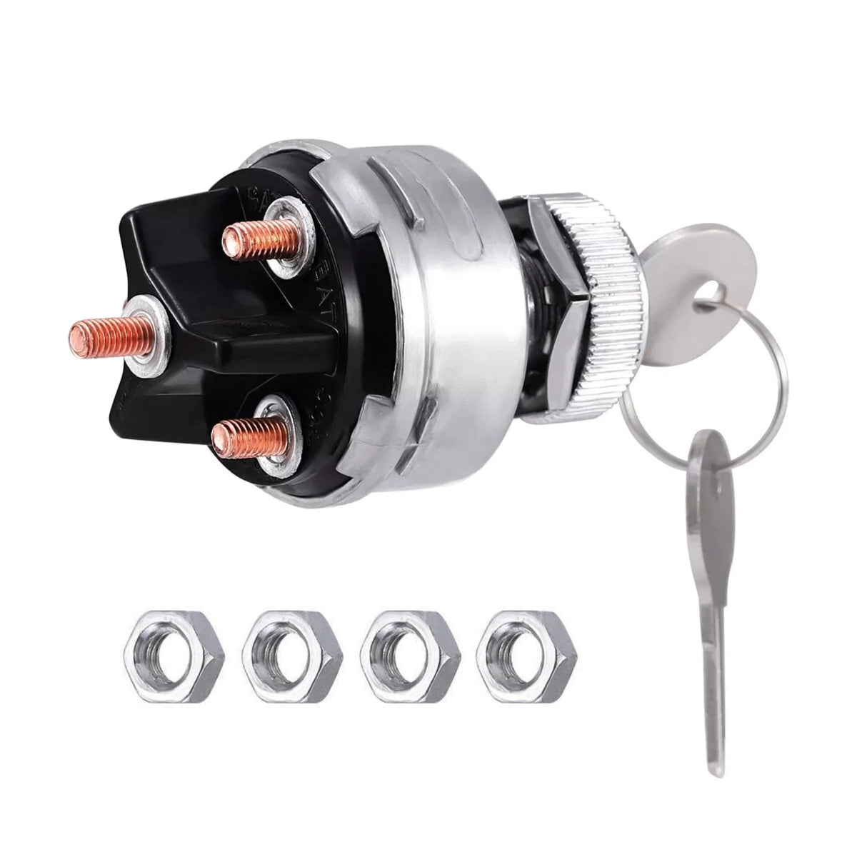 4 Position Ignition Switch for Car Truck Tractor (12V/24V)
