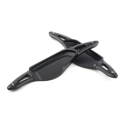 2X Black Steering Wheel Paddle Shifter Extensions for BMW 5 7 Series X3 X4 X5 (2010–2020)