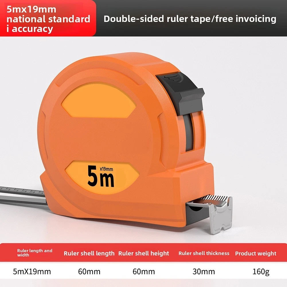 Waterproof Nylon Measuring Tape 5m/10m with High Visibility Markings