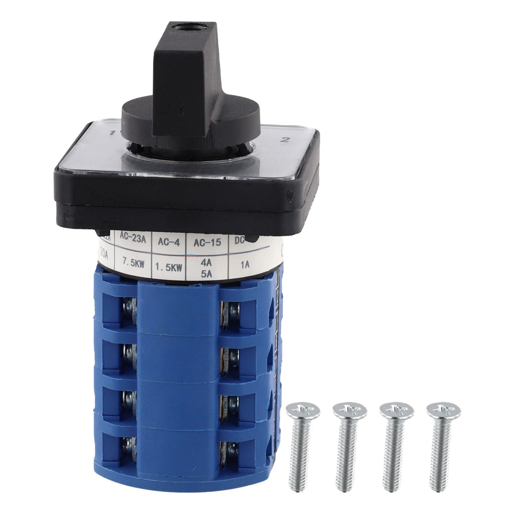 660V 20A Rotary Cam Transfer Switch for Various Applications (3 Position)
