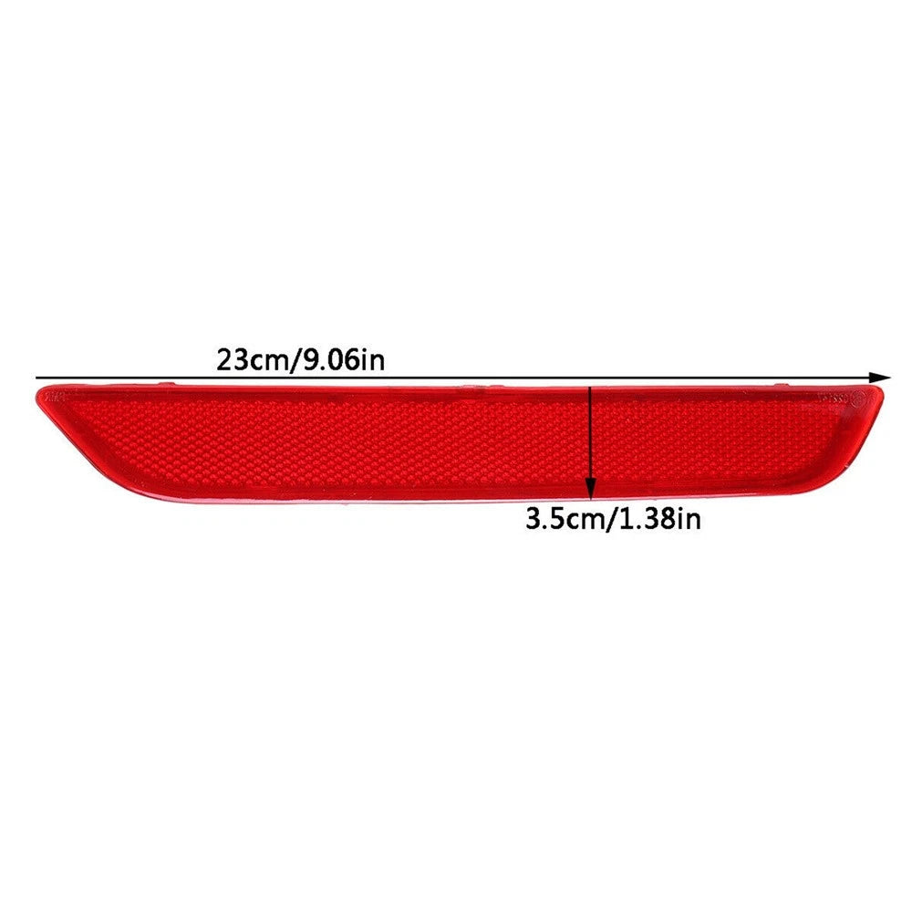 1 Pair Rear Bumper Reflector Red for Ford Mondeo MK4 (2007–2010) 1491914