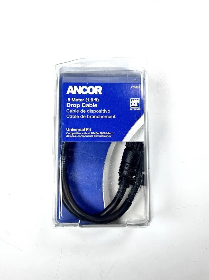 Ancor 270300 Drop Cable for NMEA 2000 Compatible (1.6 FT)