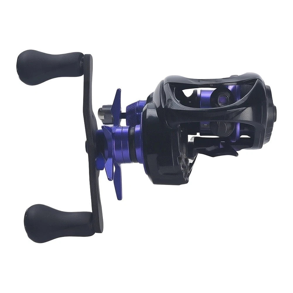 DC Technology Baitcasting Reel with Audible Drag Click and LED RPM Monitoring