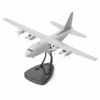 C-130 Hercules Transport Aircraft Model Kit (1/144 Scale) Unassembled