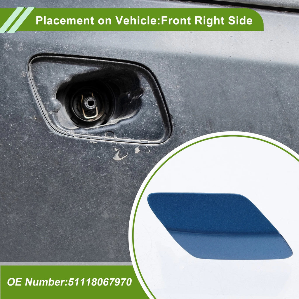 Washer Nozzle Cover Cap Front Right for BMW 320i (2013–2018)