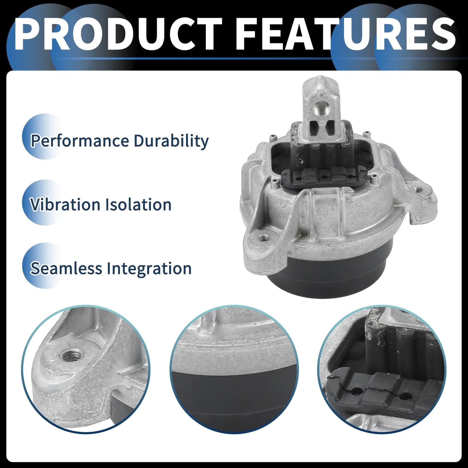 Engine Motor Mount for BMW 528i XDrive (2012–2016)