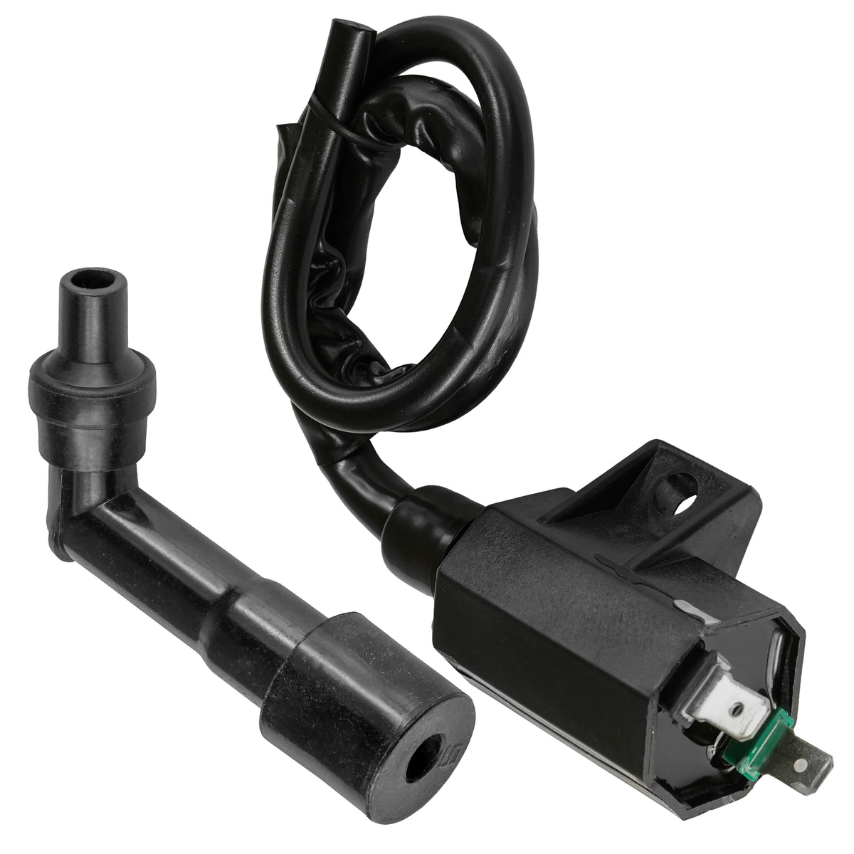 Ignition Coil Assembly with Spark Plug Boot for Kawasaki KLR650 (1987–2007)