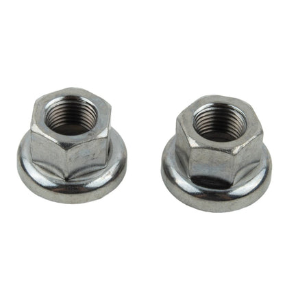 2X M10 Track Wheel Nuts for Bicycles (Anti-skid, Integrated Washer)
