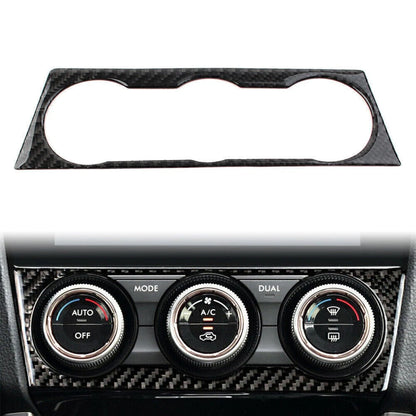 B Carbon Fiber Central Console AC Switch Panel Trim For Subaru Forester 2013-18