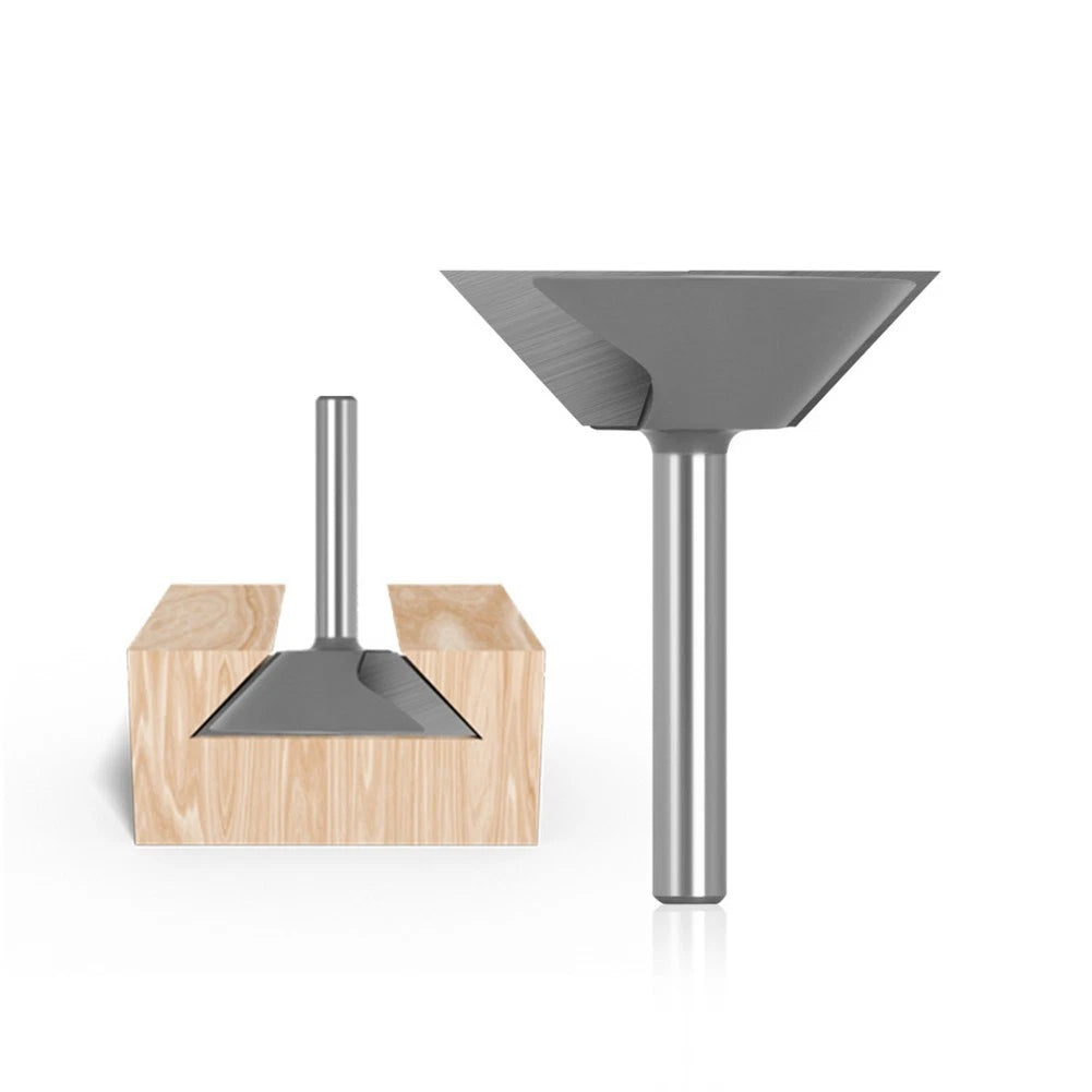Router Bit Cutter for Dovetail Drawer Engraving (8mm, 600 Grit)
