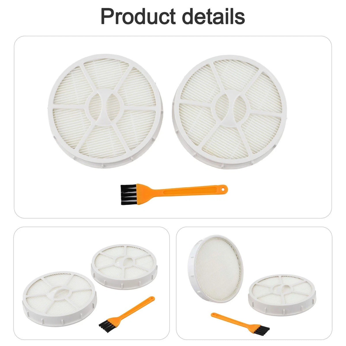 Set of 2 Replacement Filters for Karcher VC3 (2015–2015)