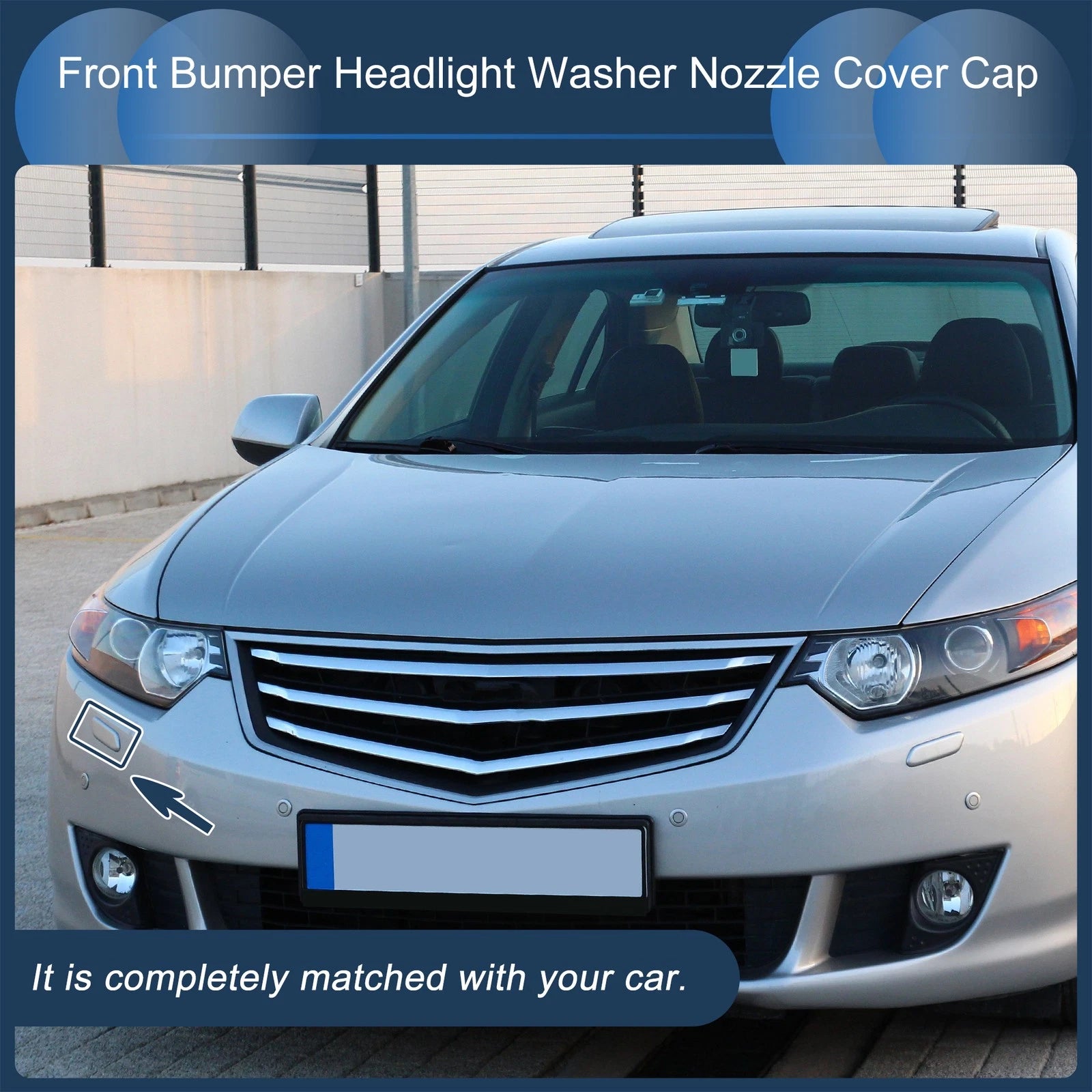 Front Right Washer Nozzle Cover Cap for Honda Accord VIII (2011–2013)