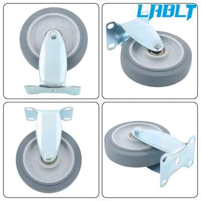 Set of 8 Rubber Casters for LABLT (5")