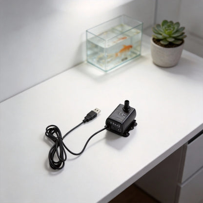 Brushless DC Water Pump for USB Powered Applications with Filter and Suction Cups