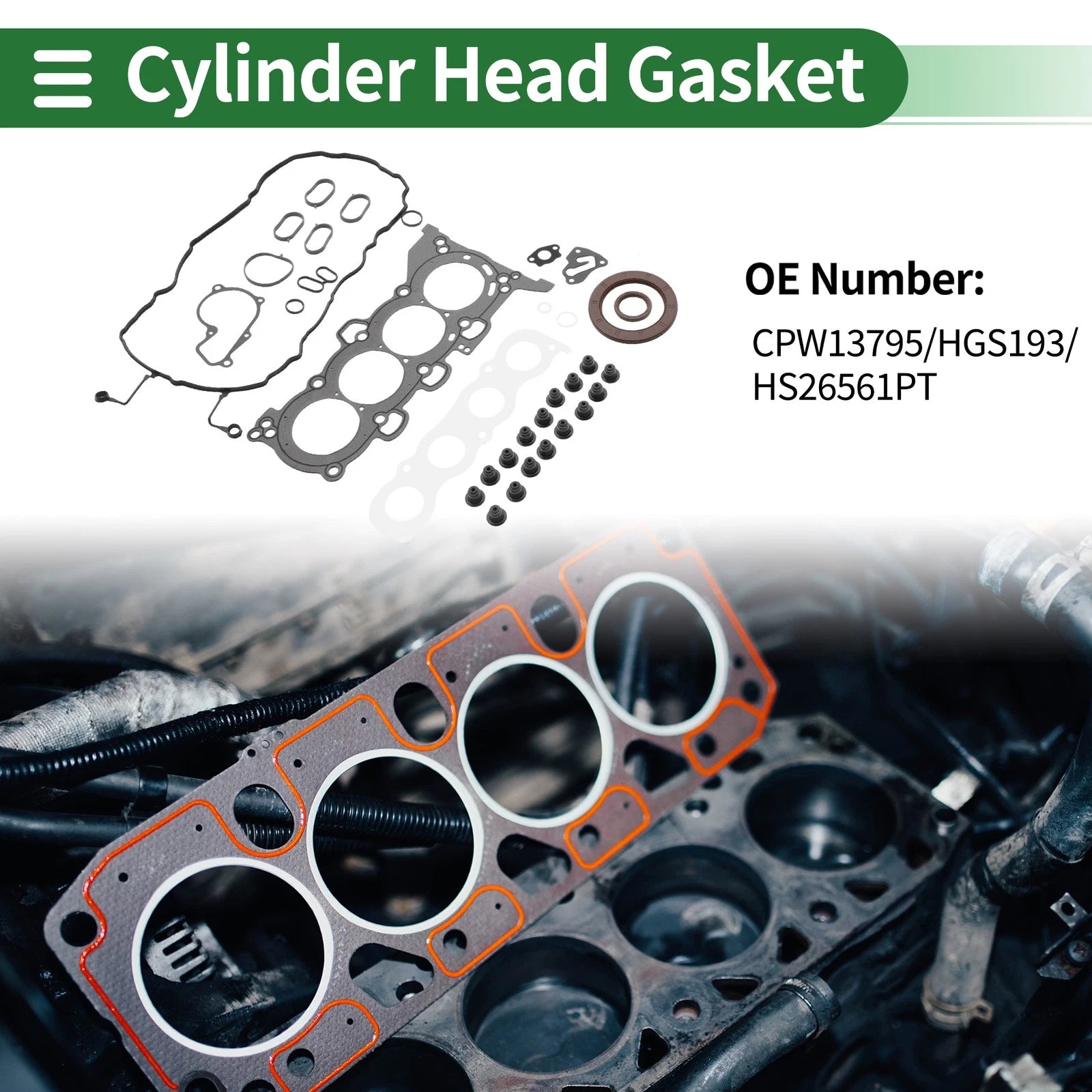 Cylinder Head Gasket Engine Gasket for Hyundai Elantra (2011–2013)