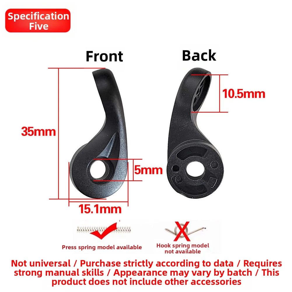 Fishing Reel Accessory Base Support Bracket Line Thrower 35x15.1mm
