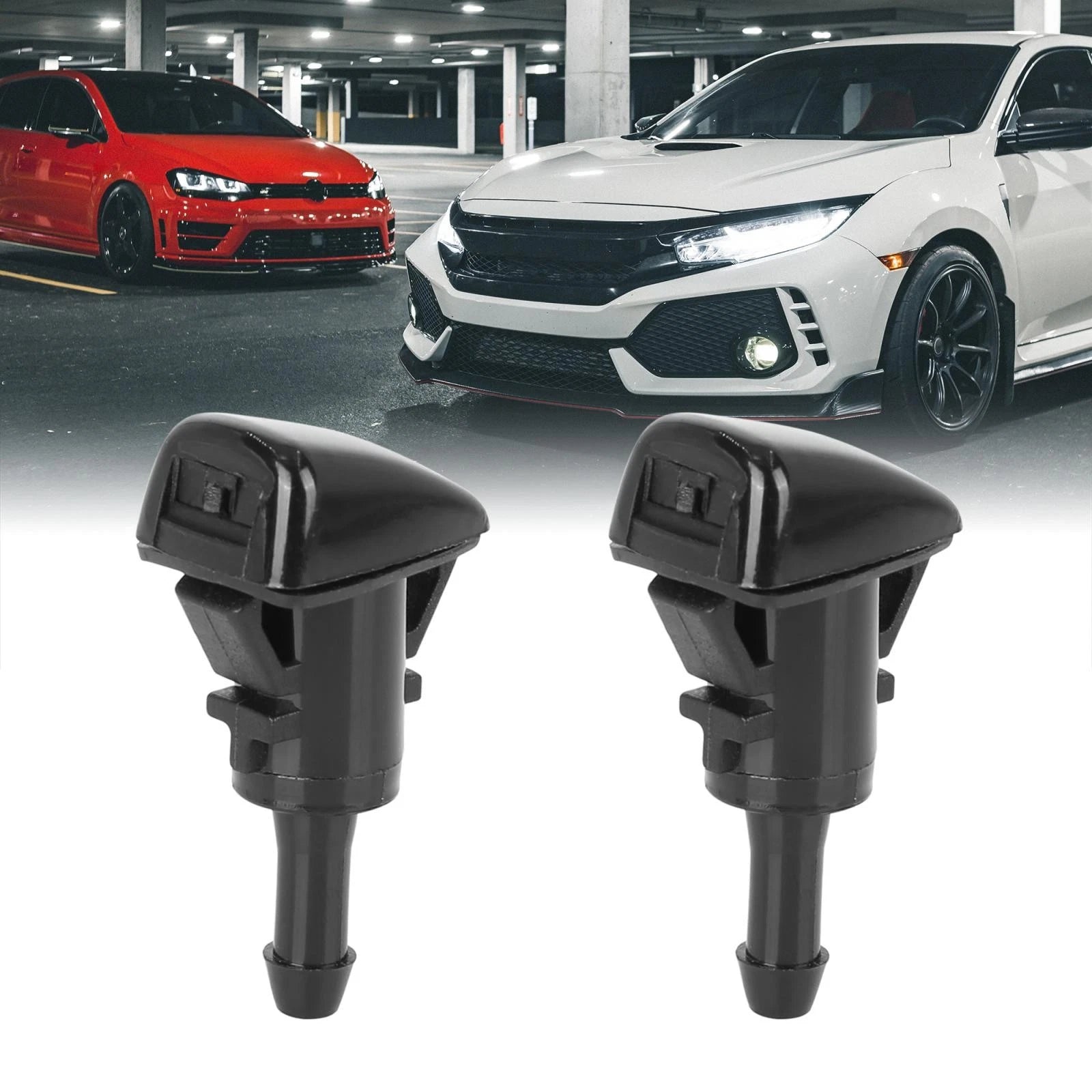 Windshield Washer Nozzle Sprayer 1 Hole for Mitsubishi Eclipse (2006–2012)