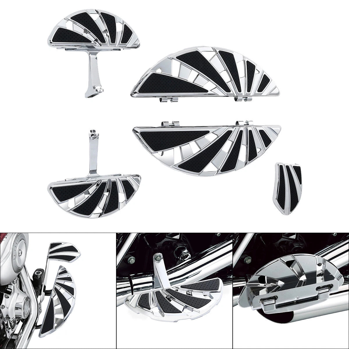 Footboard Brake Pedal Pegs for Harley Street Glide (1993–2025)