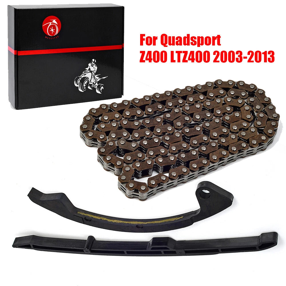 Cam Timing Chain & Guides Tensioner Assy for Suzuki Quadsport Z400 (2003–2013)