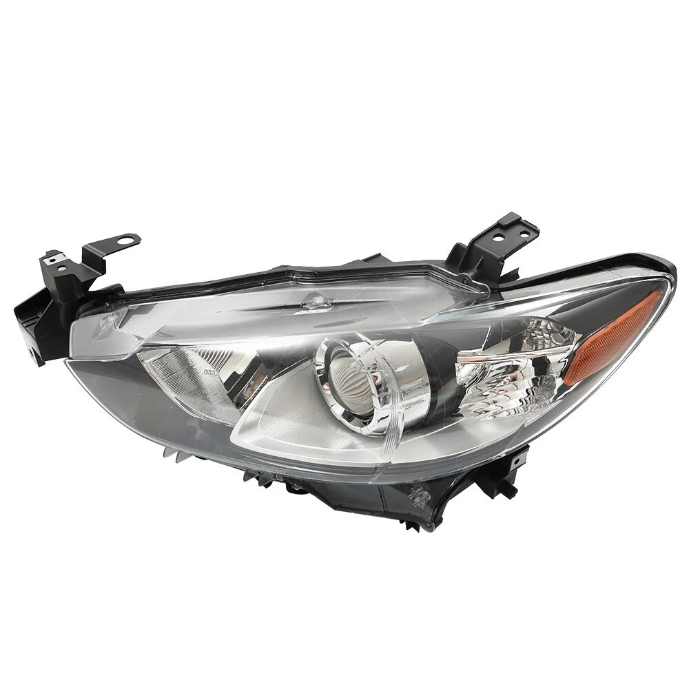 Left Headlight for Mazda 6 (2014–2017) LH Clear Lens Halogen Black