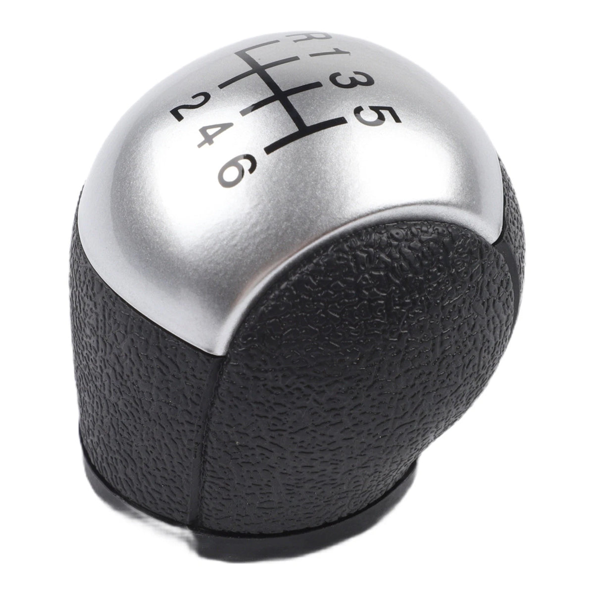 6 Speed Shift Knob for Ford Transit Mk7 (2014–2023) - Black Silver