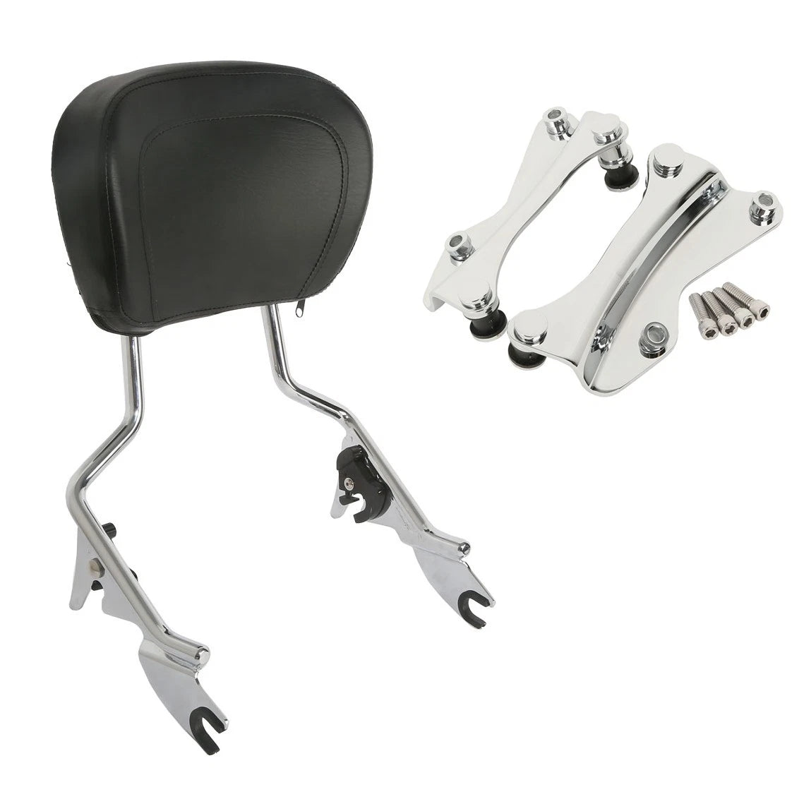 Backrest Sissy Bar & 4 Point Docking Hardware for Harley Touring (2014–2026)