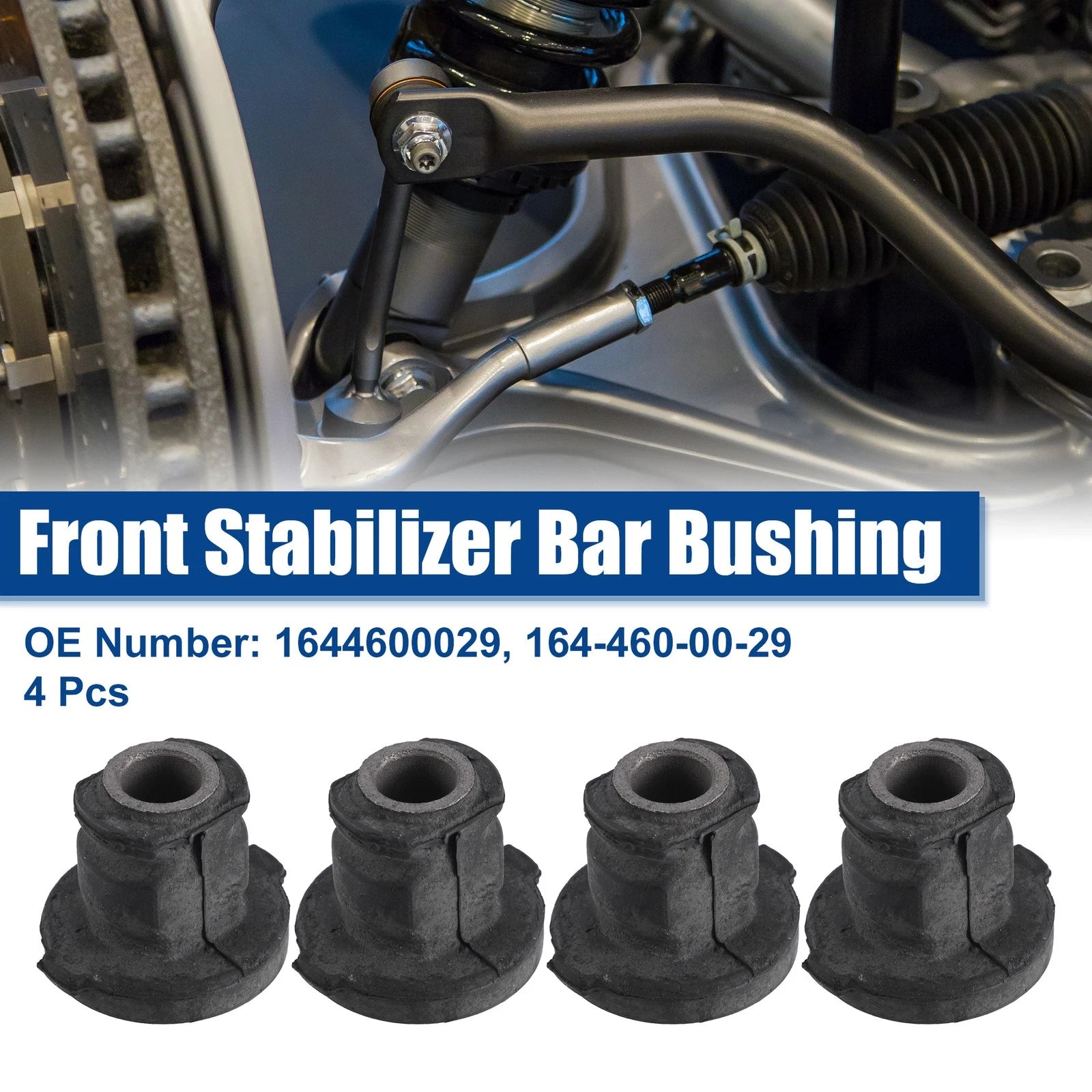 Steering Rack Pinion Mount Bushing Replacement Set for Mercedes GL320 ML320 (1997–2010)
