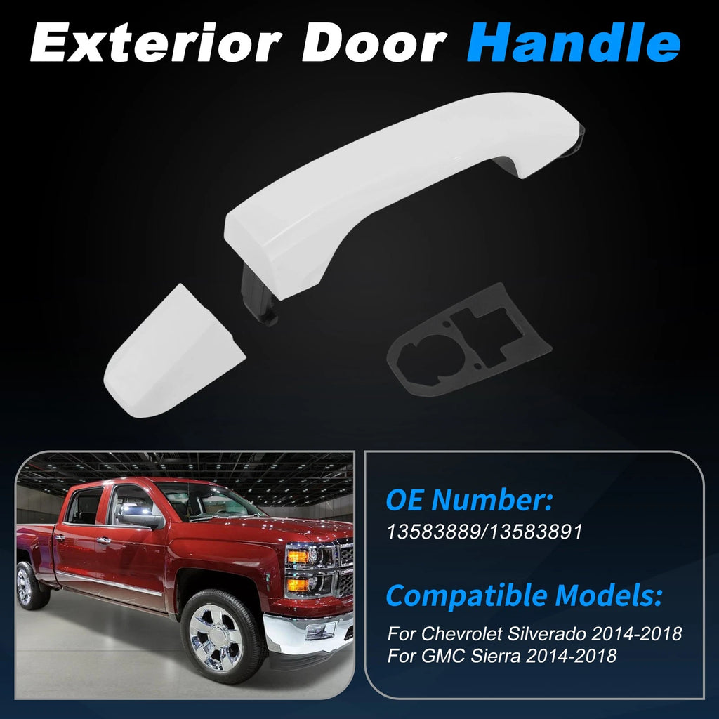 Front Right Exterior Door Handle Replacement for Chevrolet Silverado (2011–2019)