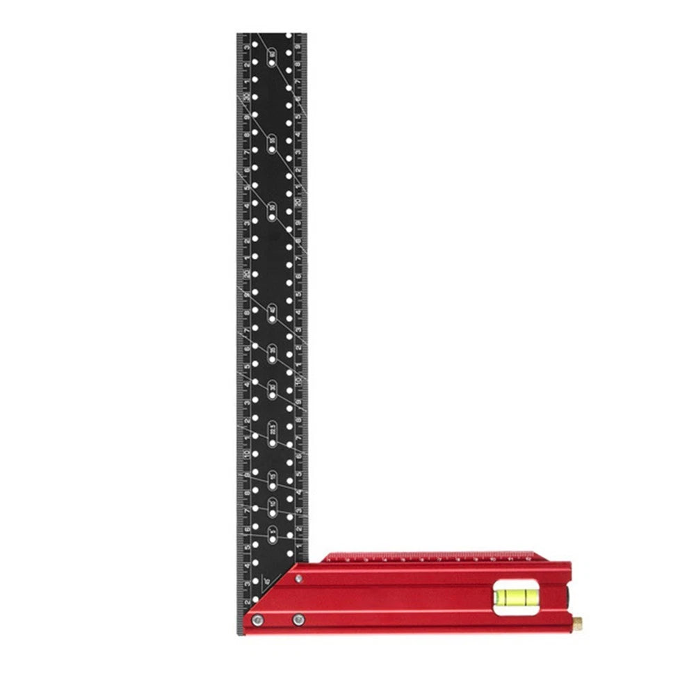 L Shaped Multi Angle Aluminum Measuring Ruler for Woodworking Tasks