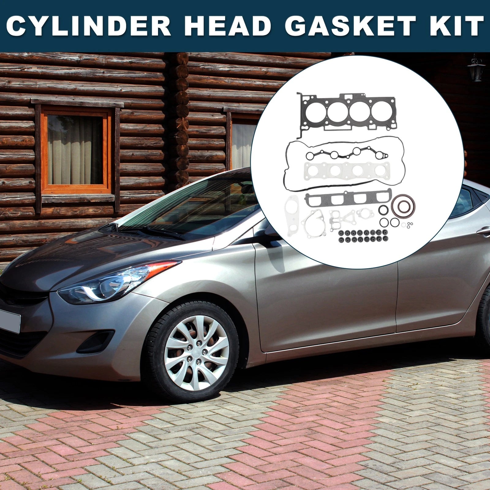 Cylinder Head Gasket Kit Replacement for Hyundai G4KC i30 (2008–2011)