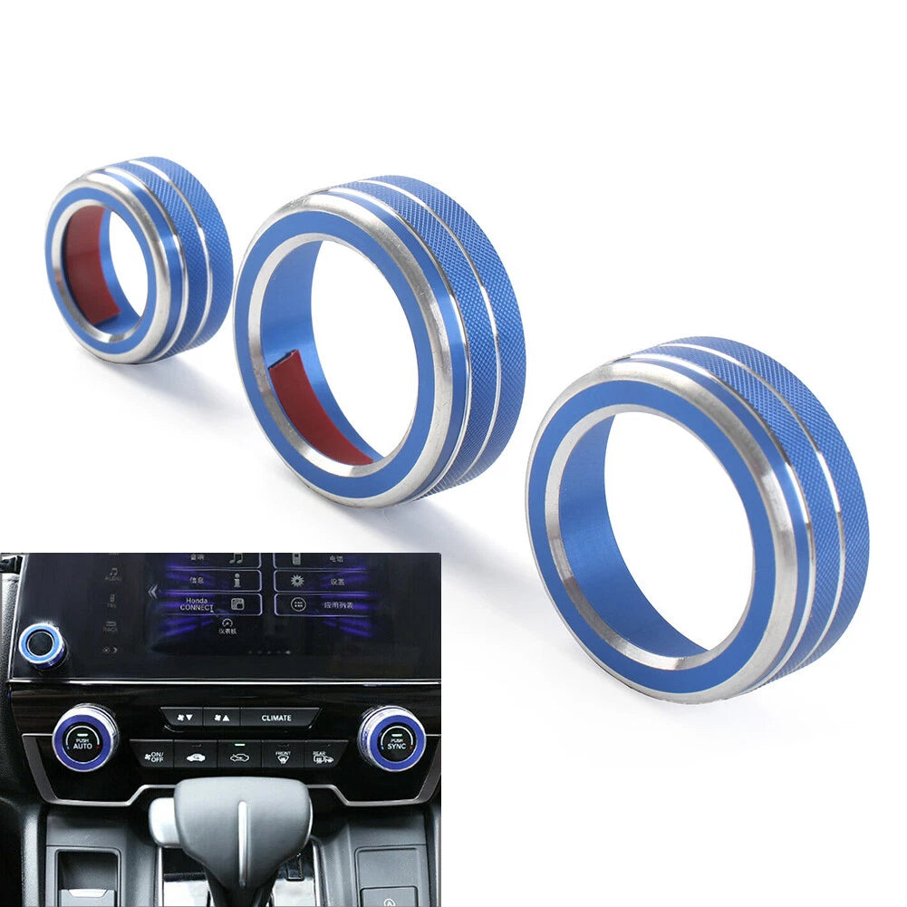 AC Climate Switch Knob Ring Cover Trim for Honda CR-V (2017–2022)