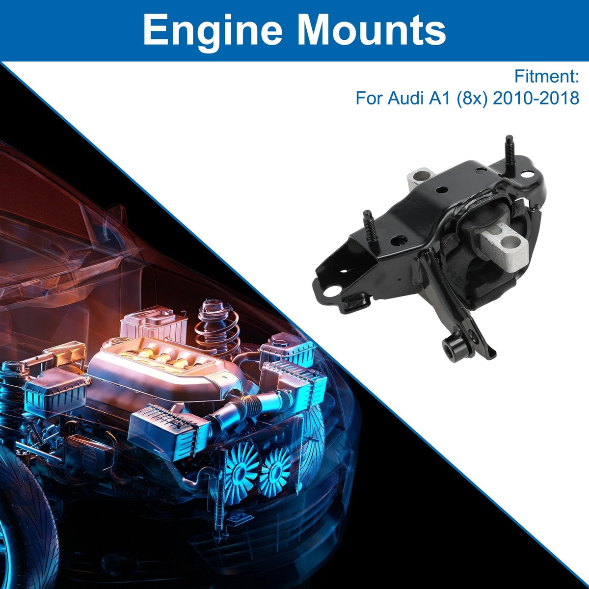 Engine Motor Mount for Audi A1 (8x) (2010–2018) No.19908/6Q019 9555AT/2997901