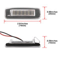 18-SMD 6000K White LED License Plate Lights for Ford Focus MK1 (1998–2005)