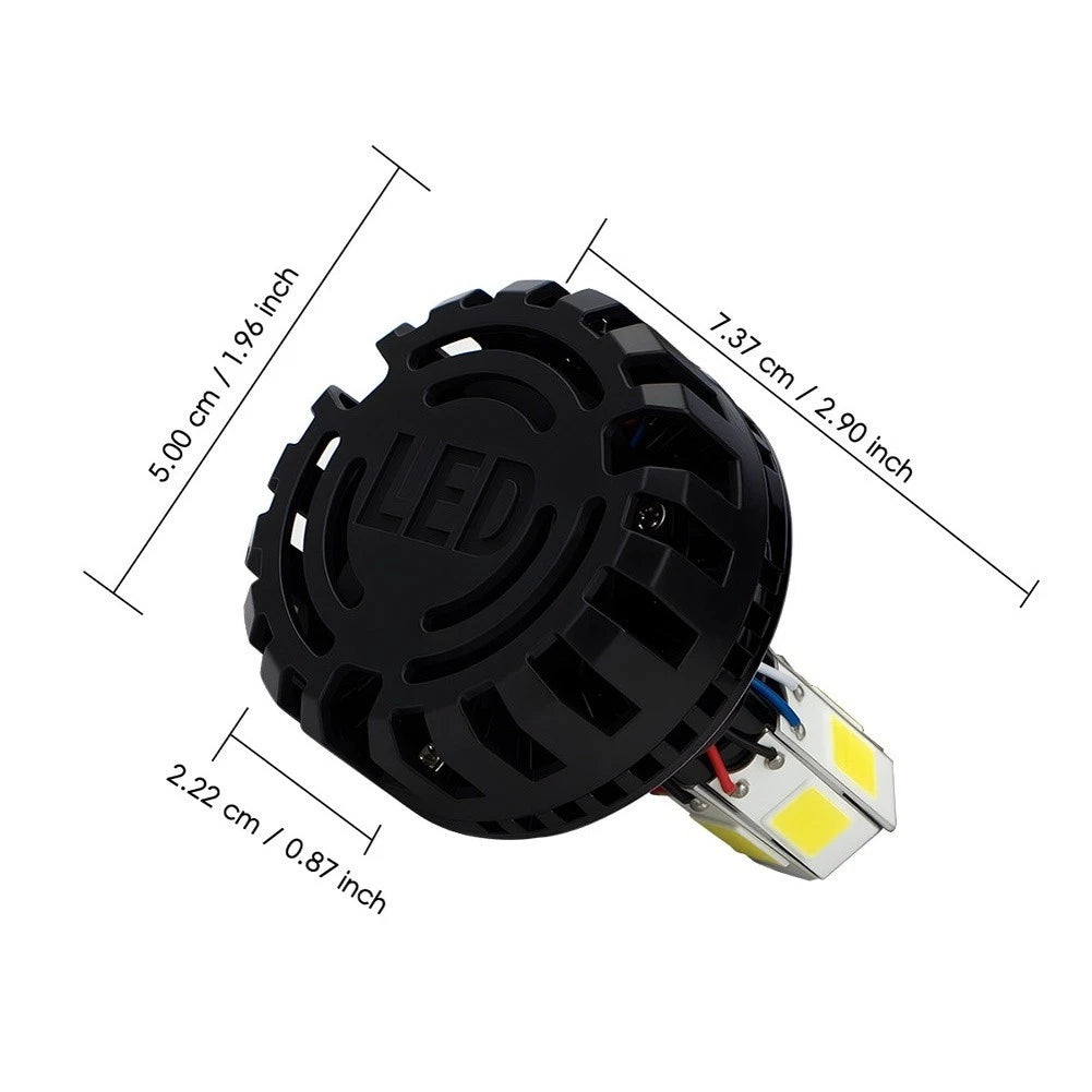 COB LED Headlight for Motorcycle (12V)
