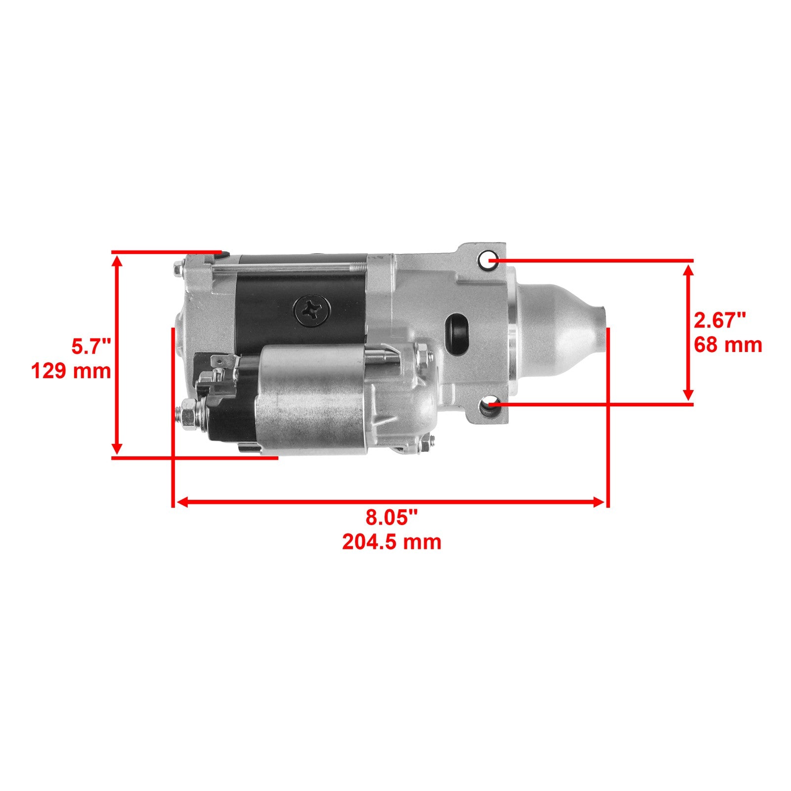 Starter Replacement for John Deere 737 Mowers Z Trak Kawasaki 23HP (1998–)