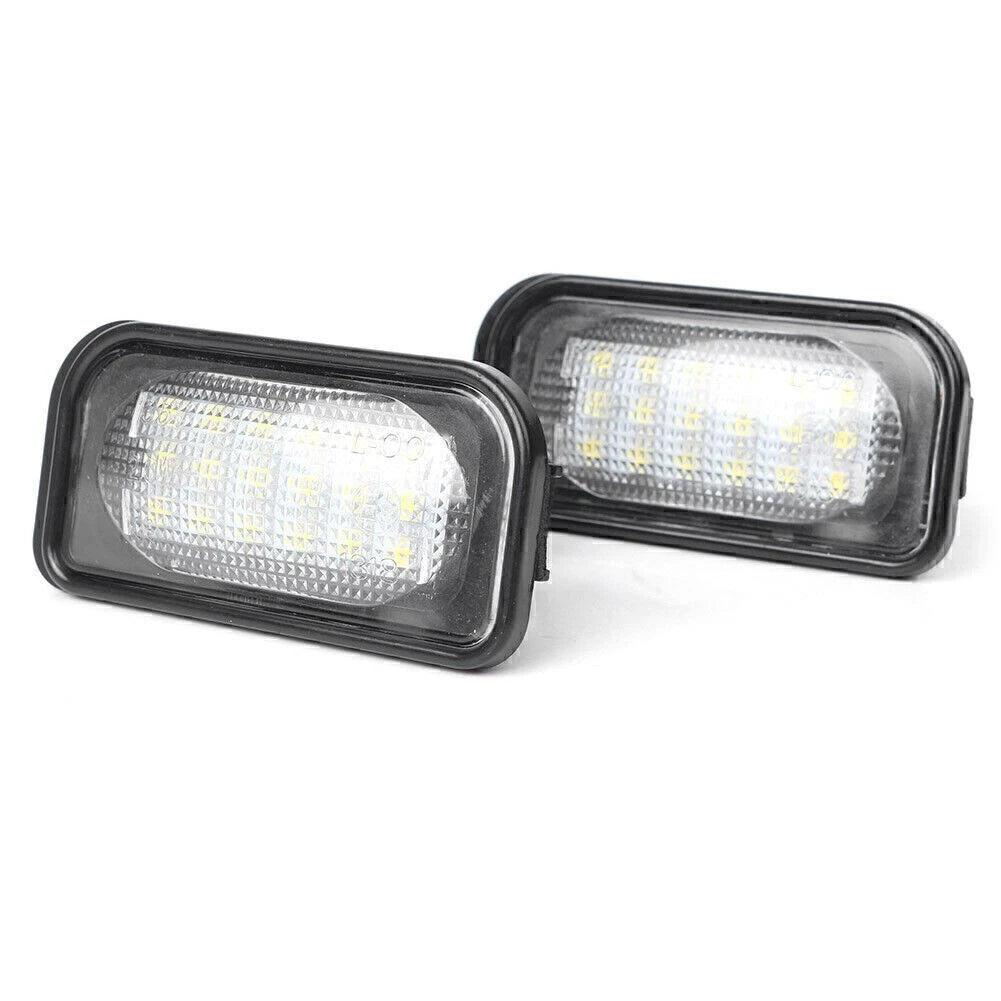 2X LED License Plate Light for Mercedes Benz W203 (2000–2007)