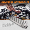 Universal Turbo Front Mount Intercooler 27"x7"x2.5" 2.5" In/Outlet