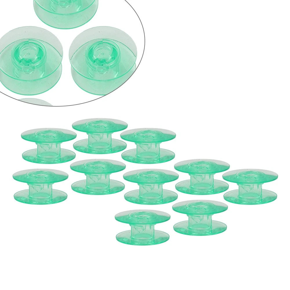 Green Bobbins for Viking White Pfaff Machines