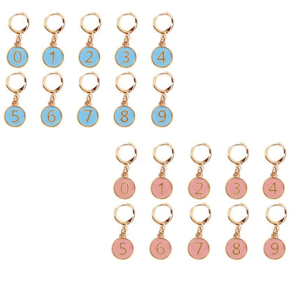 20pcs Metal Stitch Markers Clips for Knitting Crochet Yarn Projects