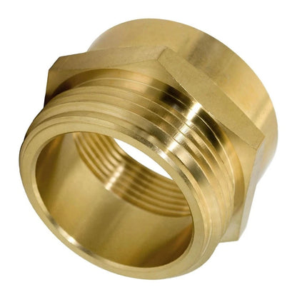 Brass Hose Adapter 1-1/2 NPT Female Hexagonal Fitting for Automotive