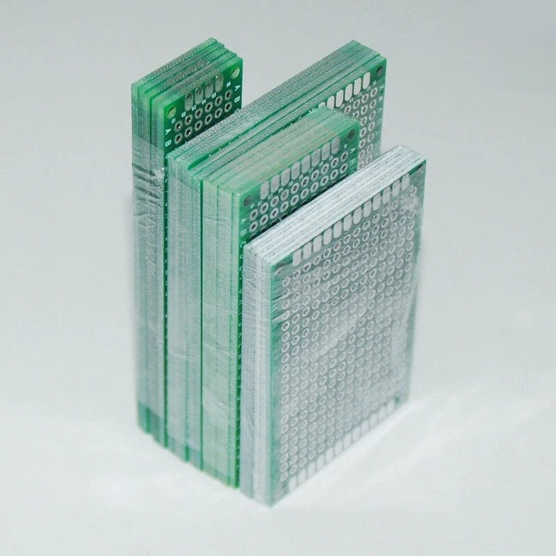 2X PCB ProtoBoards Circuit Boards 2X8cm 3X7cm 4X6cm 5X7cm