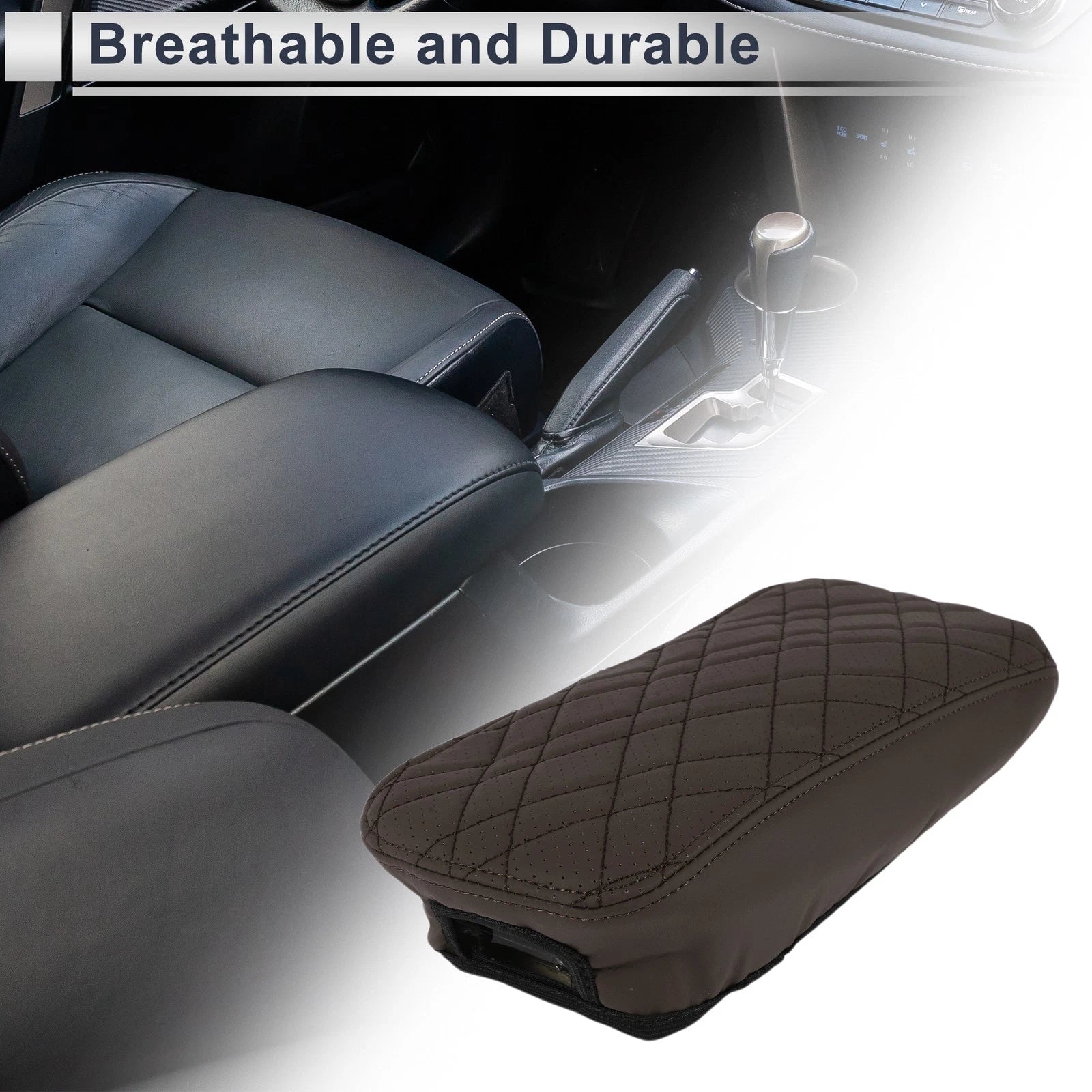 Car Center Console Cover for BMW 2 Series (2017–2023) Deep Brown 1 Pc