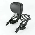 Sissy Bar Backrest Pad Luggage Rack Dock Hardware for Harley Touring (2009–2013)