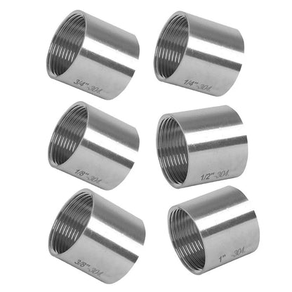 304 Grade Stainless Steel Pipe Coupling Fitting for Automotive Applications