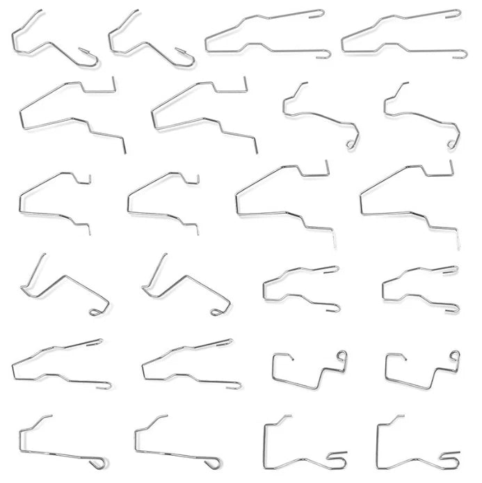 24 pcs Headlight Bulb Retainer Spring Clamps for H1 H3 H4 H7